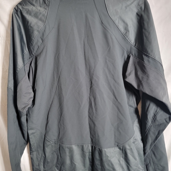 Nike Gray Performance Jacket with Orange Accents - Picture 6 of 8